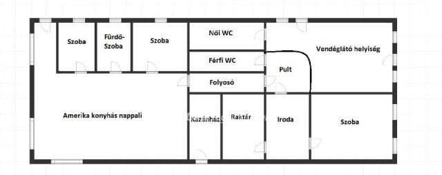 Eladó üzlethelyiség, Felgyőn 35 M Ft / költözzbe.hu