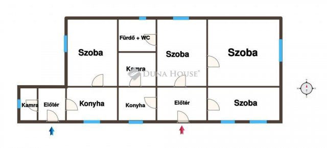 Eladó családi ház, Szankon 12.9 M Ft, 4 szobás