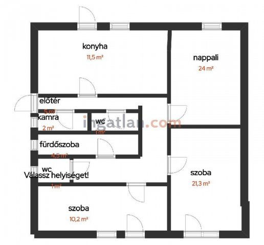Eladó családi ház, Tiszajenőn 48.9 M Ft, 3 szobás