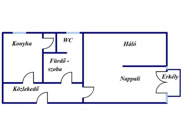 Eladó téglalakás, Pécsett 32.5 M Ft, 1 szobás