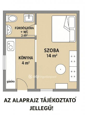 Eladó téglalakás, Budapesten, XIV. kerületben 29.5 M Ft