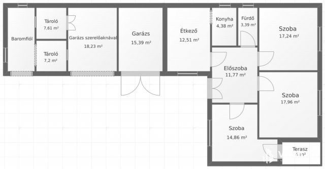 Eladó családi ház, Romhányon 23 M Ft, 3 szobás