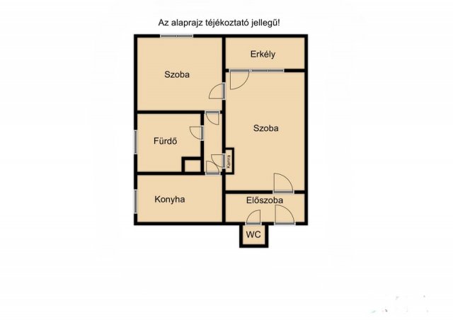 Eladó téglalakás, Várpalotán, Tábormező utcában 33.9 M Ft