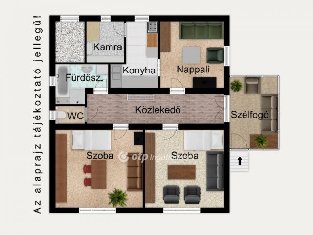 Eladó családi ház, Nyírábrányon 30 M Ft, 2 szobás