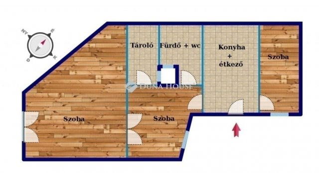 Eladó téglalakás, Budapesten, VIII. kerületben 109 M Ft