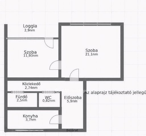 Eladó panellakás, Budapesten, X. kerületben 59.5 M Ft, 2 szobás