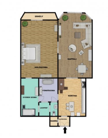 Eladó téglalakás, Budapesten, VI. kerületben 129.9 M Ft