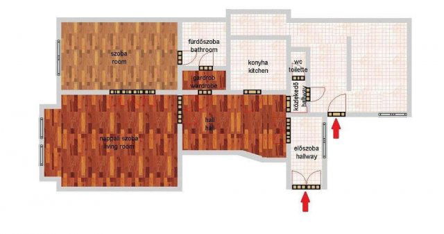 Eladó téglalakás, Budapesten, VII. kerületben 105.9 M Ft