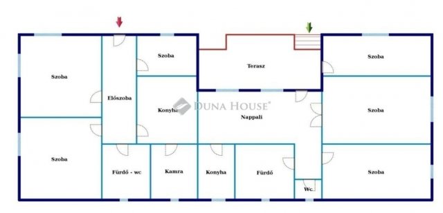 Eladó családi ház, Vecsésen 87 M Ft, 7 szobás