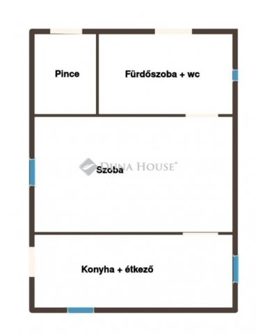 Eladó családi ház, Cegléden 25 M Ft, 1 szobás