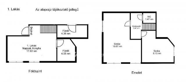 Eladó téglalakás, Budapesten, VI. kerületben 64.9 M Ft, 2 szobás