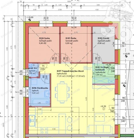 Eladó ikerház, Kecskeméten 69.9 M Ft, 3 szobás