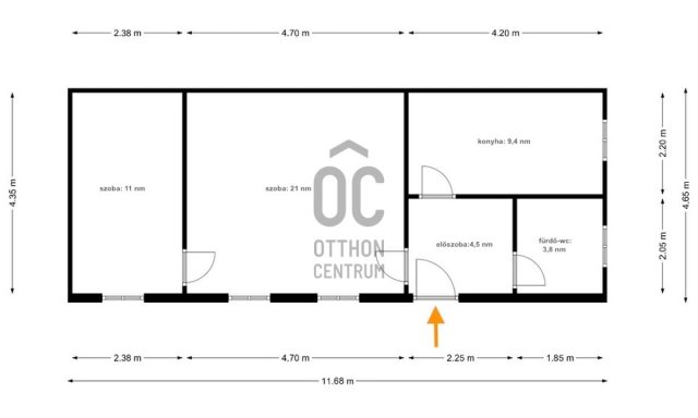 Eladó téglalakás, Budapesten, VII. kerületben, Peterdy utcában