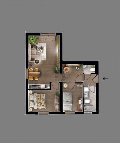 Eladó téglalakás, Kőszegen 64.9 M Ft, 3 szobás