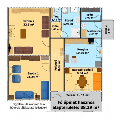 Eladó családi ház, Hajdúdorogon 44 M Ft, 2 szobás