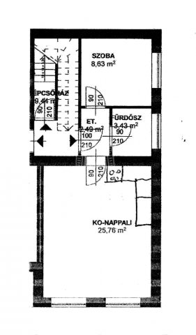 Eladó téglalakás, Százhalombattán 46 M Ft, 1 szobás