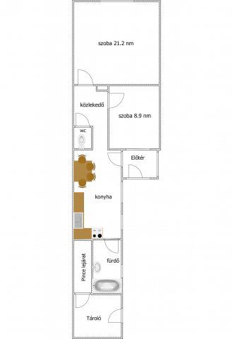Eladó családi ház, Nagykanizsán 32.8 M Ft, 2 szobás