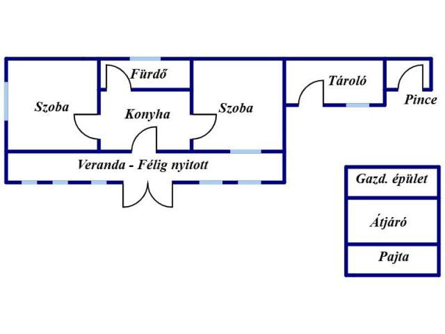 Eladó családi ház, Bélaváron 15 M Ft, 2 szobás