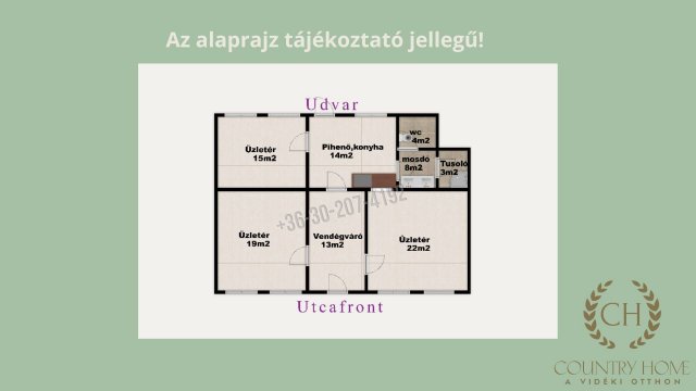 Eladó üzlethelyiség, Szegeden 89.5 M Ft, 3 szobás