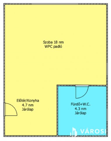 Eladó téglalakás, Salgótarjánban 15.7 M Ft, 1 szobás