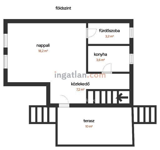 Eladó nyaraló, Bátonyterenyén 24 M Ft, 1+2 szobás