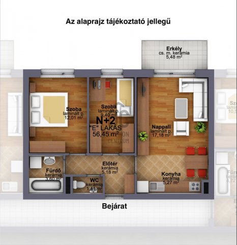 Eladó téglalakás, Budapesten, XIII. kerületben 99 M Ft, 3 szobás