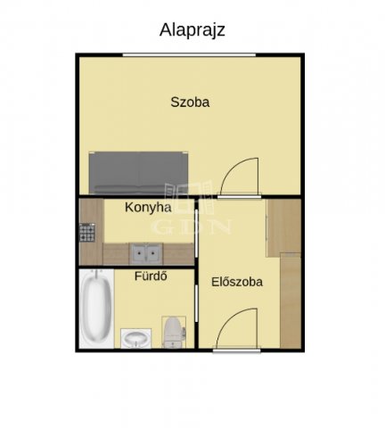 Kiadó panellakás, albérlet, Budapesten, XI. kerületben, 1 szobás