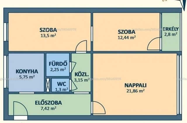 Eladó panellakás, Budapesten, XIV. kerületben 76.9 M Ft