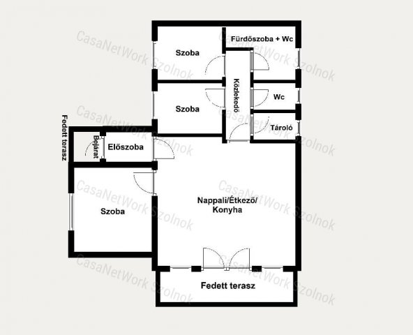 Eladó családi ház, Szolnokon 81 M Ft, 3 szobás