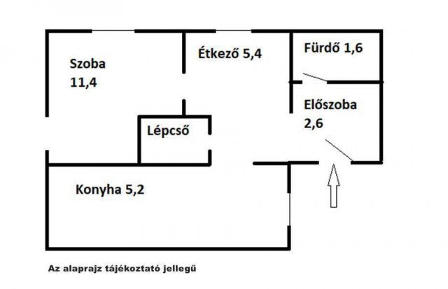 Eladó családi ház, Baracskán 16.9 M Ft, 2 szobás