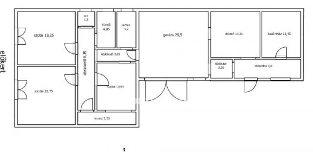 Eladó családi ház, Fábiánsebestyénben 21 M Ft, 2+1 szobás