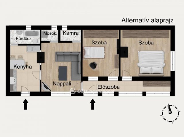 Eladó családi ház, Vámospércsen 35 M Ft, 3 szobás