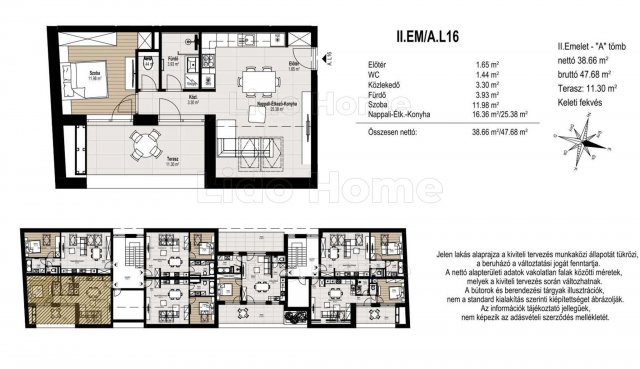 Eladó téglalakás, Mosonmagyaróváron 60.5 M Ft, 2 szobás