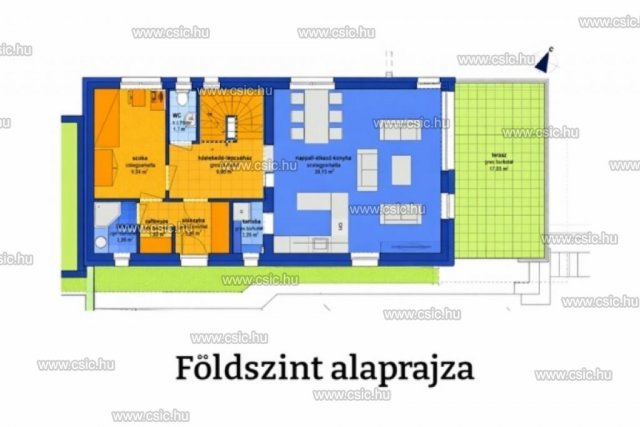 Eladó ikerház, Budakalászon 198 M Ft, 5 szobás