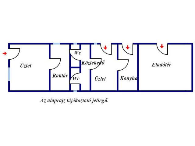 Eladó üzlethelyiség, Kétegyházán 49.9 M Ft