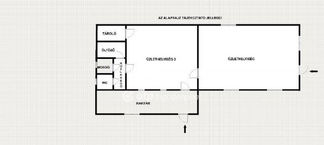 Eladó üzlethelyiség, Törtelen 49.9 M Ft / költözzbe.hu