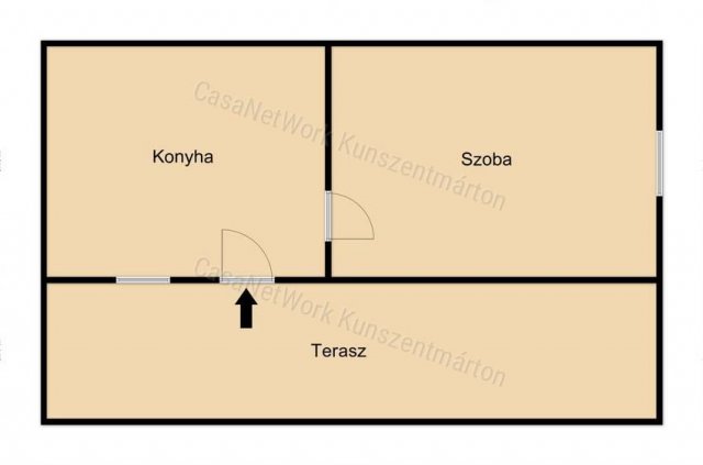 Eladó mezogazdasagi ingatlan, Szelevényen 4.2 M Ft, 1 szobás