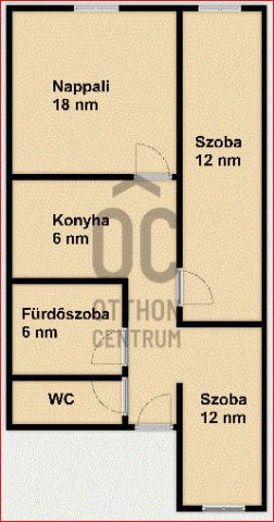 Eladó téglalakás, Cegléden 55 M Ft, 3 szobás