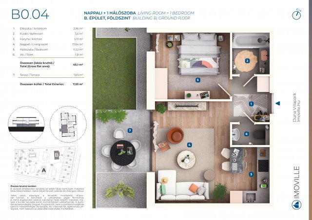 Eladó téglalakás, Mosonmagyaróváron 45.461 M Ft, 2 szobás