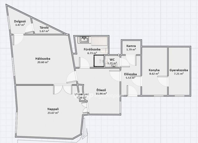 Eladó téglalakás, Budapesten, VIII. kerületben 130 M Ft