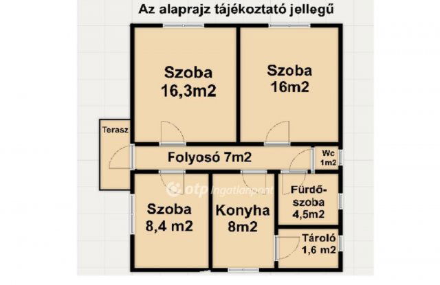 Eladó családi ház, Dögén 15.9 M Ft, 2+1 szobás