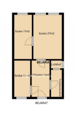 Eladó téglalakás, Budapesten, VII. kerületben 115 M Ft, 3 szobás