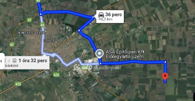 Eladó mezogazdasagi ingatlan, Hódmezővásárhelyen 1.055 M Ft