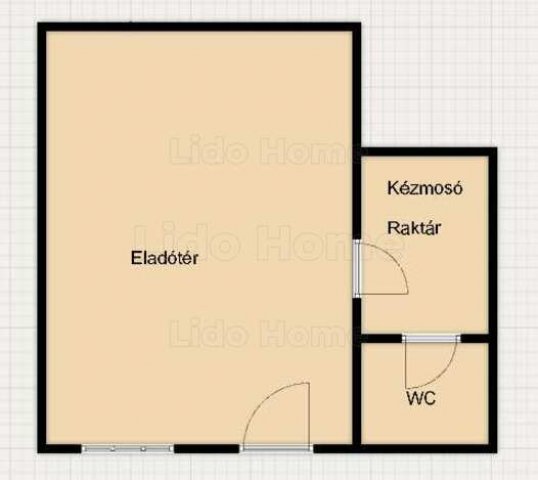 Eladó üzlethelyiség, Győrött 12.9 M Ft, 1 szobás