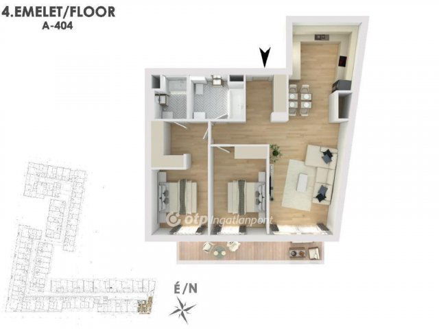 Eladó téglalakás, Budapesten, XIII. kerületben 143.11 M Ft