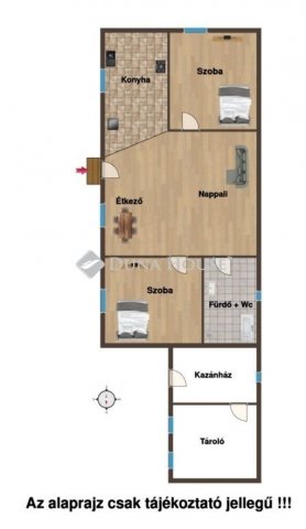 Eladó családi ház, Farmoson 39.9 M Ft, 3 szobás