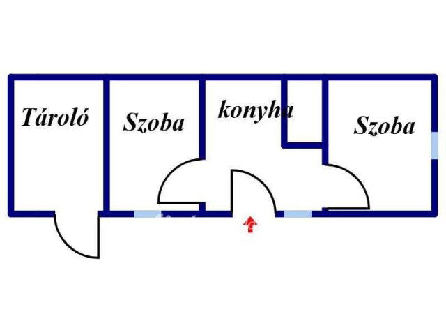 Eladó családi ház, Csőszön 9 M Ft, 2 szobás