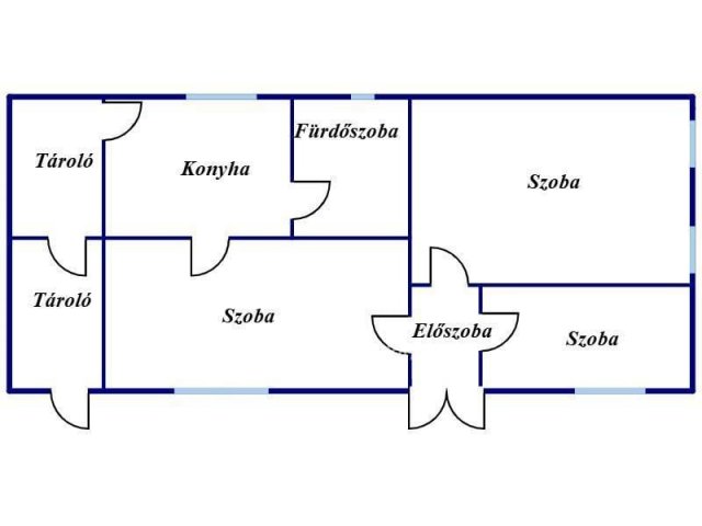 Eladó családi ház, Dávodon 4 M Ft, 2+1 szobás