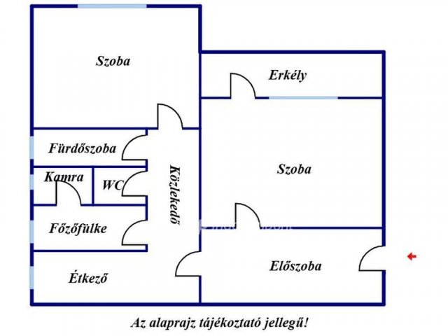 Eladó téglalakás, Kunszentmártonban 19.5 M Ft, 2 szobás