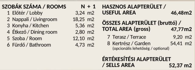 Eladó téglalakás, Veresegyházon 75.937 M Ft, 2 szobás